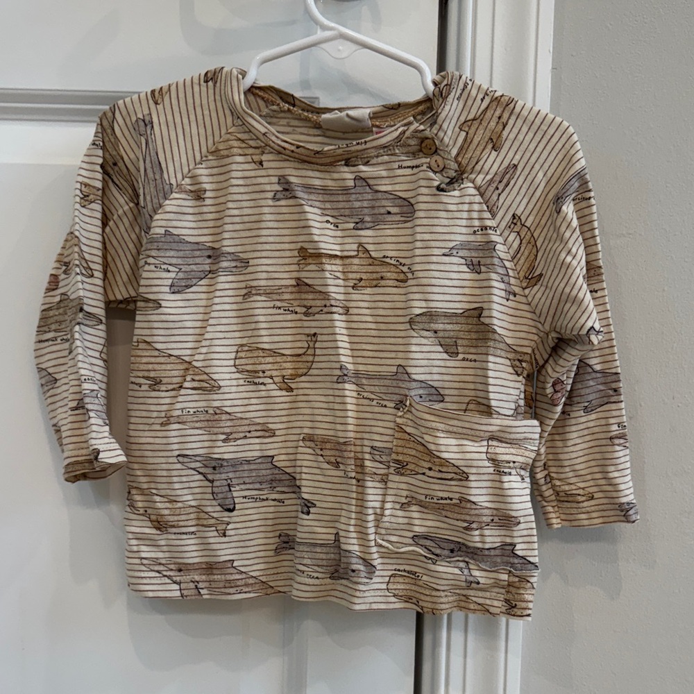 Zara Ocean Friends Top